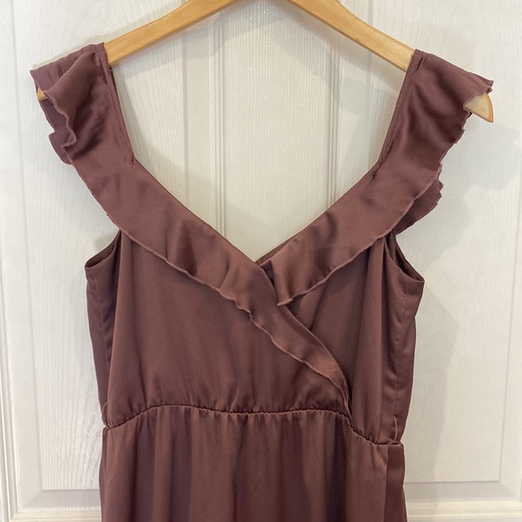 Show Me Your Mumu Samantha Ruffle Wrap Dress size Medium - Picture 11 of 15